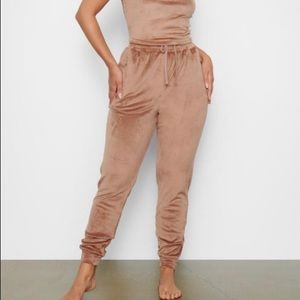 Skims Velour Jogger Pant Sienna